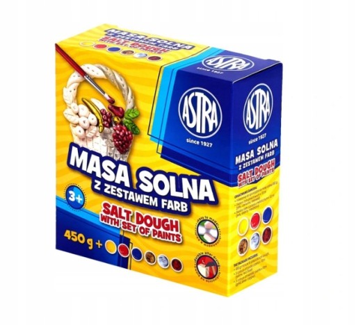 Astra slané cesto 0,45 kg so sadou farieb