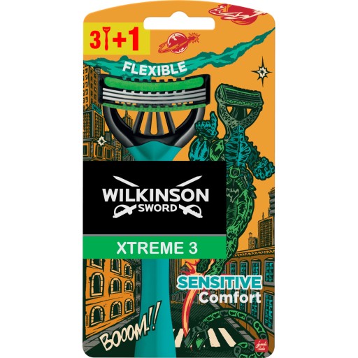 4x citlivý holiaci strojček WILKINSON Xtreme 3 Comfort