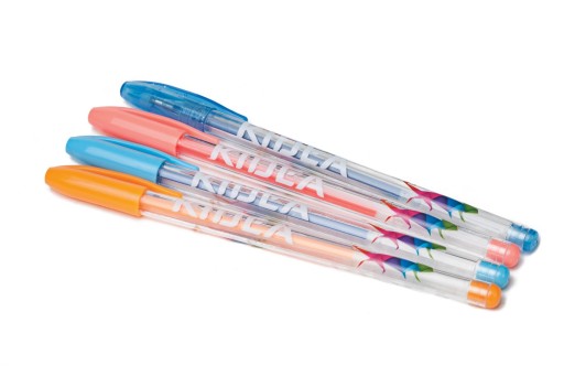 KIEDA GUĽOVKOVÉ PERÁ SCHOOL trblietavé fluo 24 FARIEB sada
