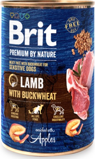 BRIT PREMIUM BY NATURE LAMB S LAMB 400g