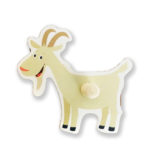 Drevené farmárske puzzle SMILY PLAY Montessori