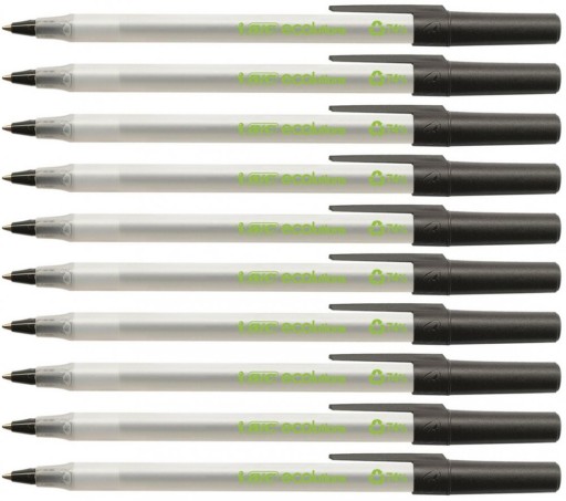Bic Ecolutions okrúhle fixačné pero 1mm čierne x10