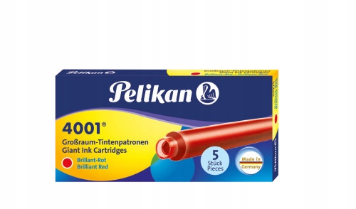 PELIKAN RED GTP dlhé náboje/5 ks