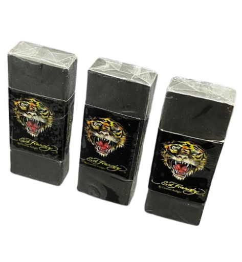 ED HARDY Designer ERASERS 3 KS