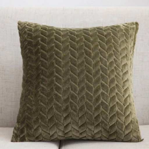 Obliečka na vankúš plyšová HERRINGBONE 40x40