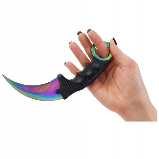 KARAMBIT FADE KNIFE RAINBOW SCASE CLAW CS:GO SURVIVAL TACTICAL OSTRÉ POUZDRO