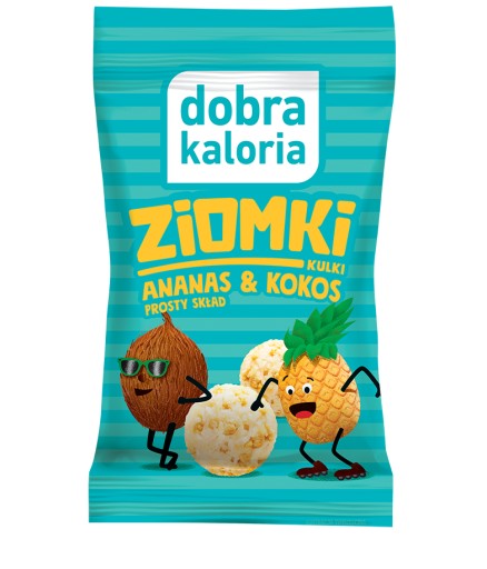 Ananásové kokosové guľky Ziomki Dobra Caloria