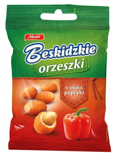 AKSAM ORECHY S PRÍCHUŤOU PAPRICE 70G