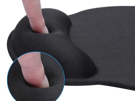 ERGONOMICKÁ GÉLOVÁ PODLOŽKA POD MYŠ S PODKLADOM NA ZÁPESTIE A RUKU