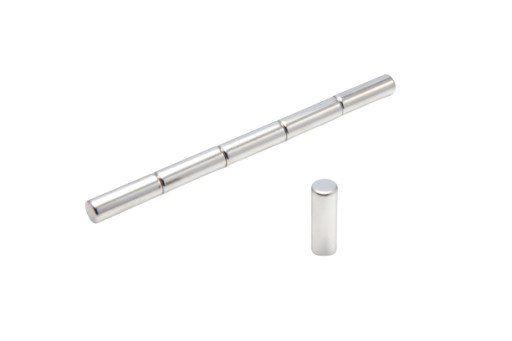 Cylindrický neodymový magnet MW 5x15 N38, sada 10 kusov