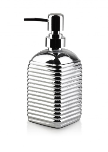 Zásobník na tekuté mydlo 19x8cm TESSA Silver