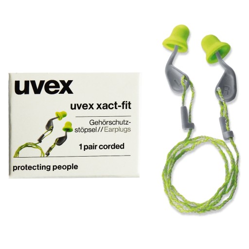 Zátkové chrániče sluchu uvex xact-fit 1 pár