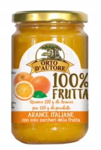 Orto d'Autore Arance džem 100% pomaranč 340g