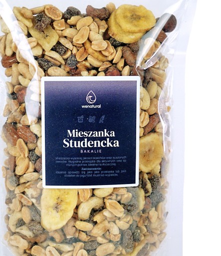 Prémiová študentská zmes 500g Wenatural - viac orechov