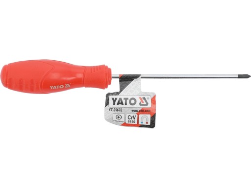 KRÍŽOVÝ SKRUTKOVAČ PH0 X 100 mm KRÍŽOVÝ SKRUTKOVAČ YATO
