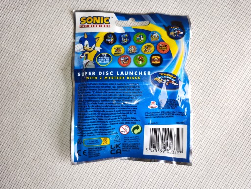 Odpaľovač diskov Sonic The HedgeHog s dvoma diskami