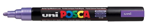 Posca PC-5M fialový kovový popisovač s plagátovou farbou