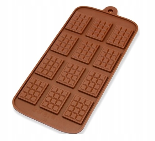 SILIKÓNOVÁ FORMA NA MINI ČOKOLÁDU ČOKOLÁDOVÁ TABUĽKA PRALINE ĽADOVÁ