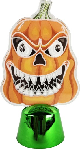 LED HALLOWEEN OZDOBA TEKVICOVÁ SVIETIACA FÓRKA DEKORATÍVNA DEKORACIA OZDOBA