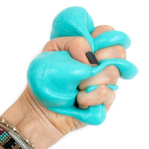 SLIME PUFF SENZORY PLAST DVOJFARBY - SLAJM GLUTEK