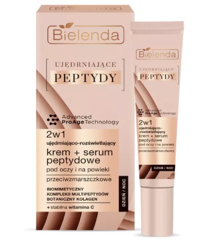 BIELENDA FIRMING PEPTIDES 2v1 krém + peptidové očné sérum