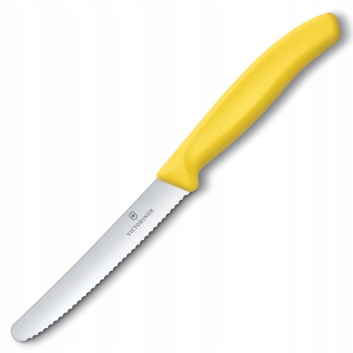 Nôž na zeleninu 6.7836.L118, žltá rukoväť, 11 cm