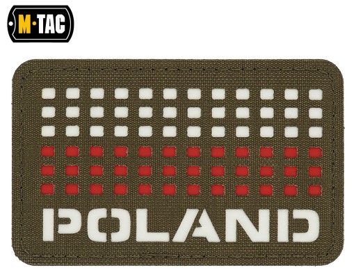 PATCH POĽSKÁ VLAJKA VELCRO 50/80 M-Tac OLIV