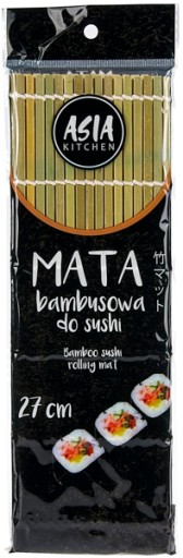 Bambusová podložka na sushi, hrubá 27 x 27 cm