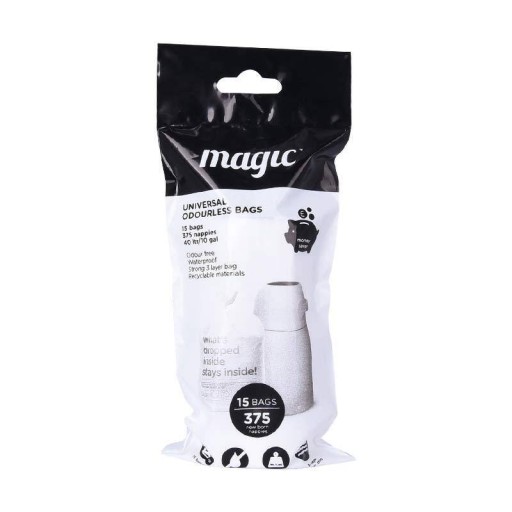 Magické sáčky na použité plienky, trojvrstvové