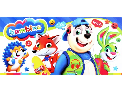 BAMBINO okrúhla plastelína 24 farieb PODLOŽKA ZDARMA 2 farby GLITTER