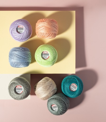 Aria 5 nití 100 g Ariadna 0000 NATURAL - NAJVÄČŠÍ VÝBER FARIEB!
