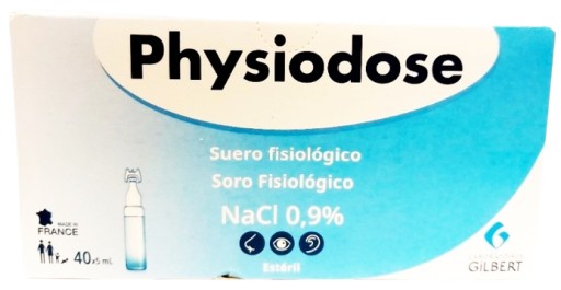 FYZIODOSE fyziologický roztok NaCl 0,9% Gilbert 40 x 5 ml