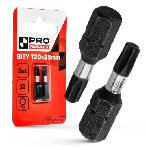 Nárazový bit Nárazové bity TX20 25mm | Nárazový bit pre skrutkovač 2 ks.