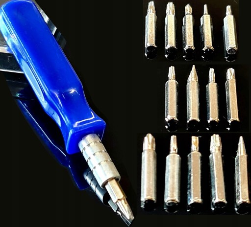 SADA PRESNÝCH SKRUTKOVACÍCH BITOV TORX 16 kusov