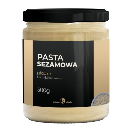 SEZAMOVÁ TAHINI PASTA hladká, bez cukru a soli, 500g