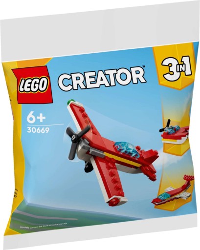 LEGO Creator 30669 Ikonické červené lietadlo