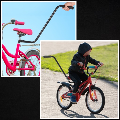 RÚČKA, NÁVOD NA UČENIE BICYKLA, PRÍTLAČKA, NÁDRŽ BICYKLA