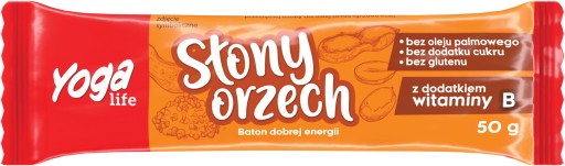 NaturAvena Yoga Life Ovocná tyčinka Slaný oriešok 50 g