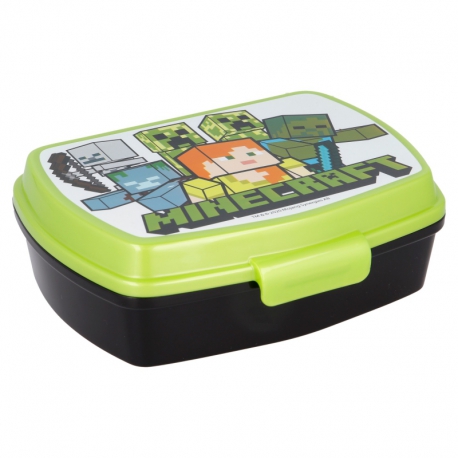 Minecraft CREEPER obedový box do školy