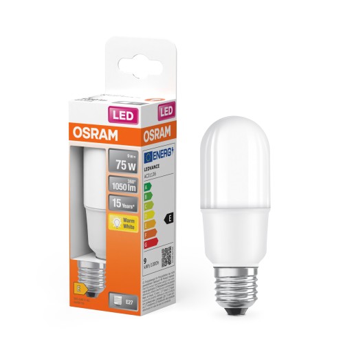 LED žiarovka 9W=75W E27 Osram 1050lm 2700K teplá