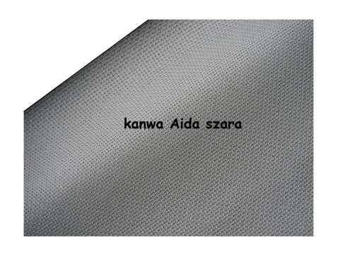AIDA plátno, farba SIVÁ, 54o/10 cm, šírka 75 cm