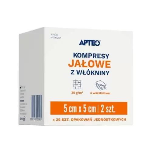 APTEO Sterilné obklady 5x5 cm, 2 ks x 25 bal.