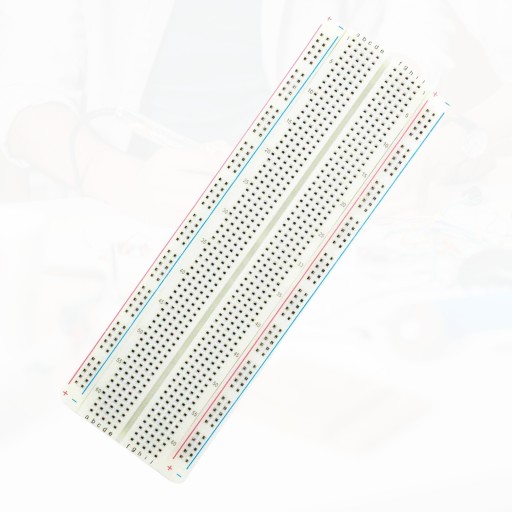 830-pólová doska na krájanie pre Arduino | biely prototypový kontaktný pásik