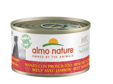 Almo Nature HFC hovädzie mäso so šunkou 95g