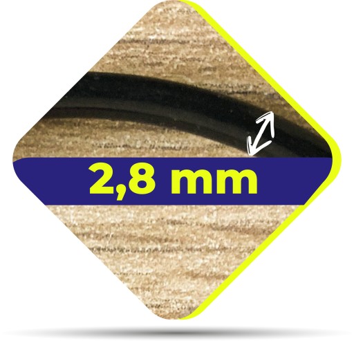 Kovový prsteň ČIERNA na lapače snov, 45 cm