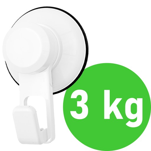 Háčik na vešiak na uteráky s prísavkou Strong! 3 kg