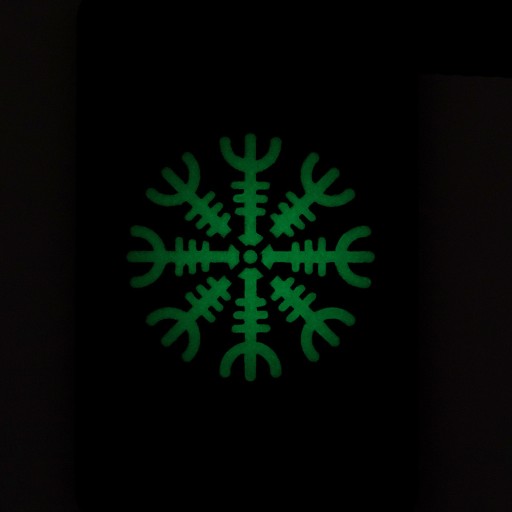 M-Tac Helm of Horror Patch horizontálne rezaný laserom rezaný GIF
