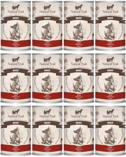 Natural Trail Dog Beef 400g Hovädzie