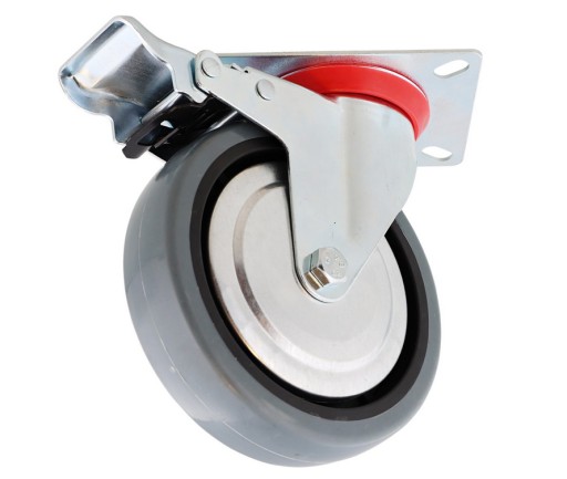 150 mm otočné koleso s 80 kg brzdou