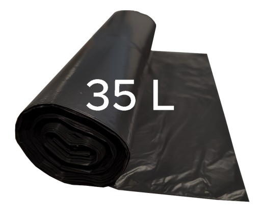 LDPE vrecia na odpadky STRONG čierne 35L 50 ks